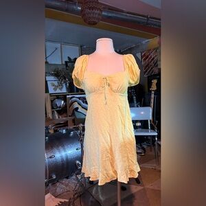 SO Yellow Floral Dress